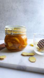 Lemon Ginger Honey Syrup (Immune Boosting)