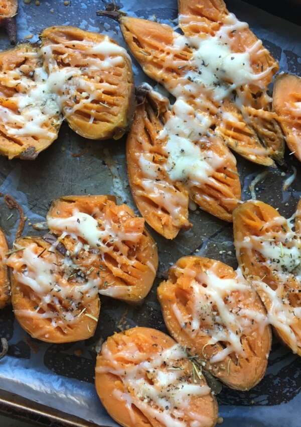 Mozzarella Sweet Potato Bites