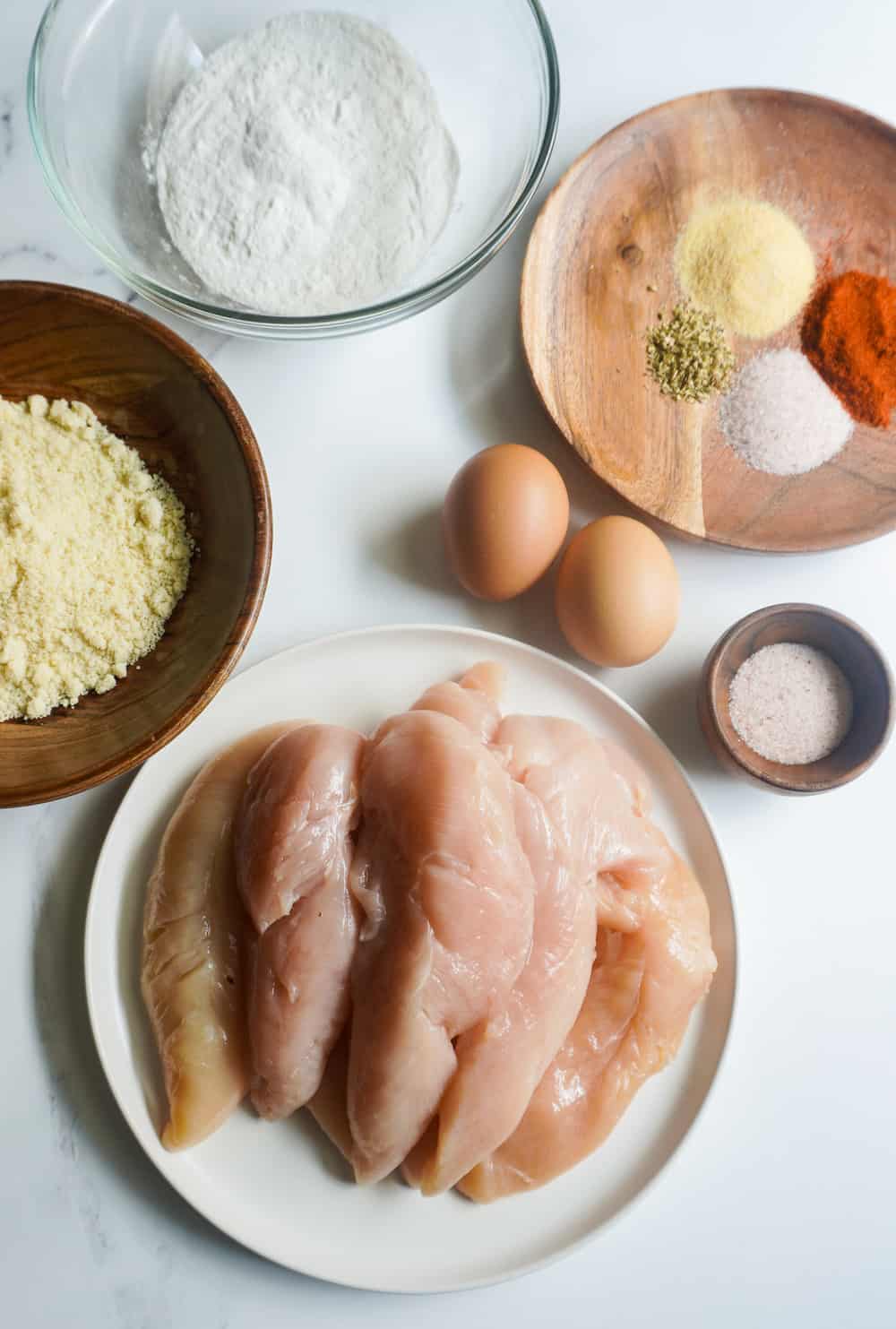  ingredients for gluten free chicken nuggets 