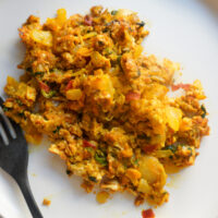 Khagina (spiced scrambled eggs)