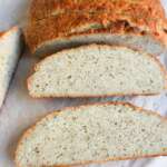 sliced gluten-free bread loaf