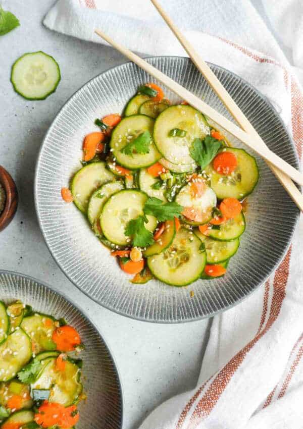 Cucumber and Carrot Salad