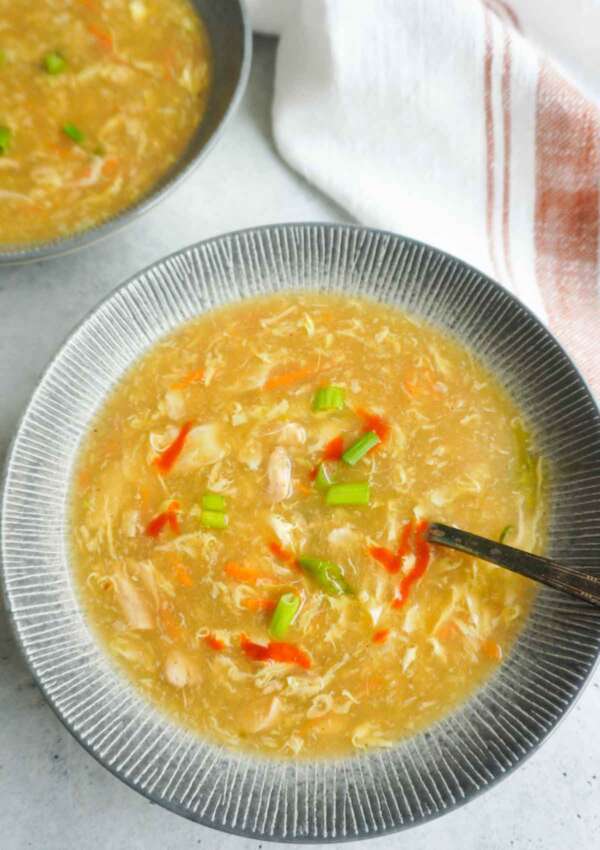 Chicken Hot and Sour Soup (Gluten-free, Paleo, Whole 30)