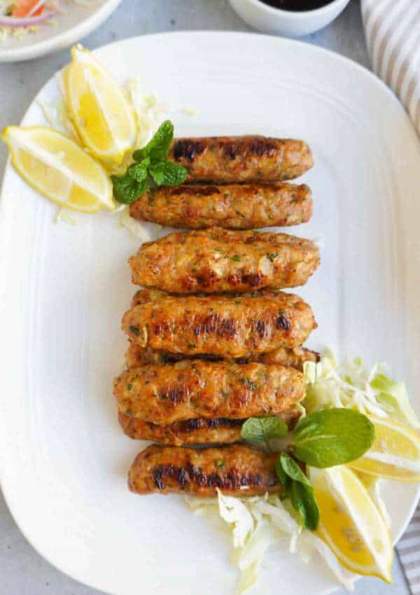 Chicken Seekh Kebabs (in the oven)